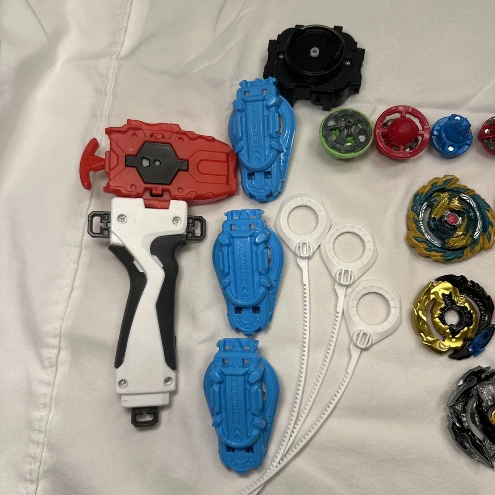 Beyblade Lot 42 Pcs Mix Metal Forge Disc Energy Layer Performance Tip‎ Launcher